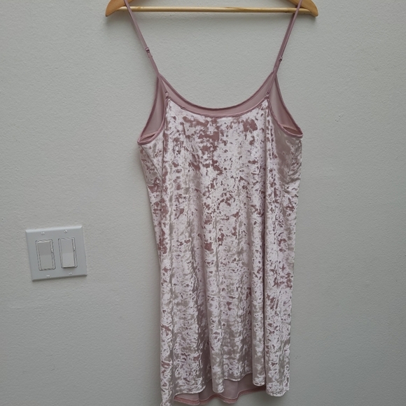 Victoria Secret pink night gown dress velvet - Picture 4 of 5